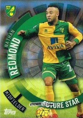 Figurina Nathan Redmond - Premier Club 2015-2016 n. 89 - Topps