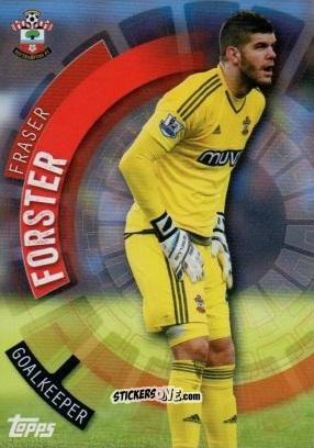 Cromo Fraser Forster - Premier Club 2015-2016 n. 91 - Topps