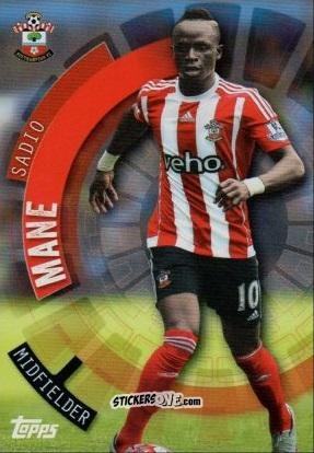 Figurina Sadio Mane - Premier Club 2015-2016 n. 97 - Topps