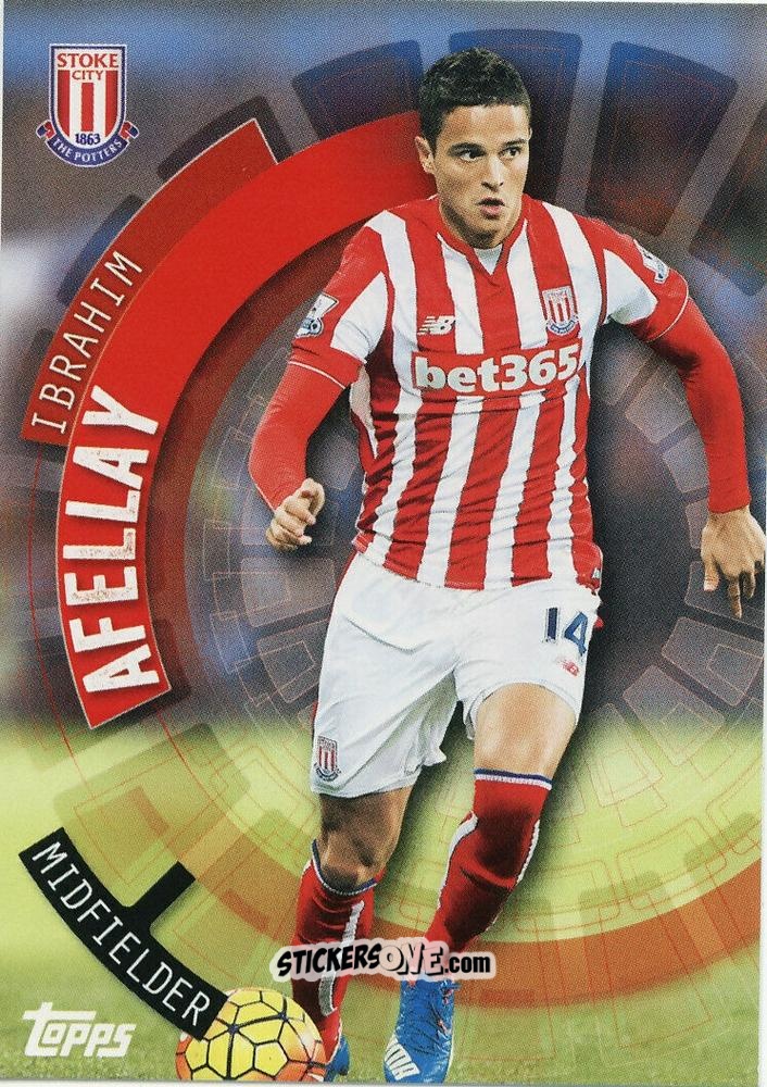 Sticker Ibrahim Affellay - Premier Club 2015-2016 n. 103 - Topps