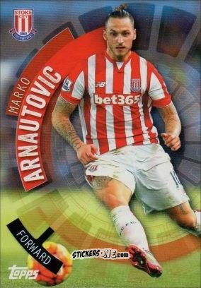 Figurina Marko Arnautovic - Premier Club 2015-2016 n. 104 - Topps