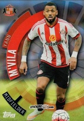 Figurina Yann M’Vila - Premier Club 2015-2016 n. 109 - Topps