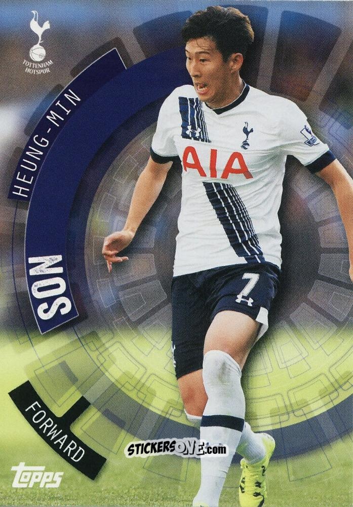Cromo Heung-Min Son - Premier Club 2015-2016 n. 129 - Topps