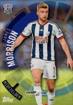 Cromo James Morrison - Premier Club 2015-2016 n. 139 - Topps