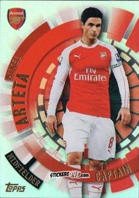 Cromo Mikel Arteta - Premier Club 2015-2016 n. 152 - Topps