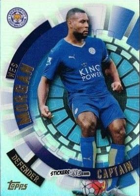 Figurina Wes Morgan - Premier Club 2015-2016 n. 157 - Topps