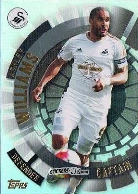 Sticker Ashley Williams - Premier Club 2015-2016 n. 166 - Topps
