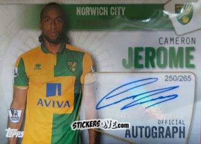 Figurina Cameron Jerome - Premier Club 2015-2016 n. A-CJ - Topps