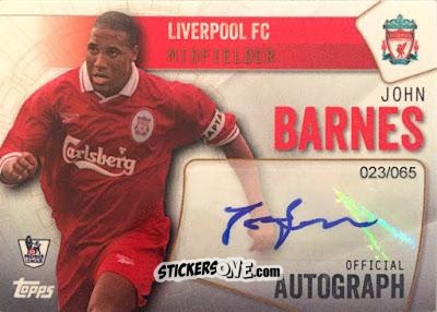 Sticker John Barnes - Premier Club 2015-2016 n. A-JB - Topps