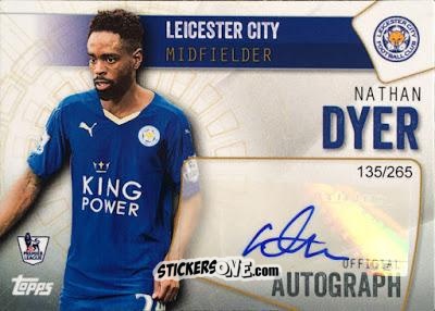 Figurina Nathan Dyer - Premier Club 2015-2016 n. A-ND - Topps