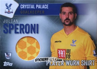 Figurina Julian Speroni - Premier Club 2015-2016 n. PWS-JS-a - Topps