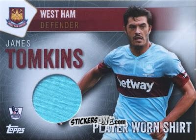 Figurina James Tomkins - Premier Club 2015-2016 n. PWS-JT-a - Topps