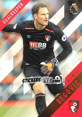 Sticker Asmir Begovic - Premier Gold 2017-2018 n. 1 - Topps
