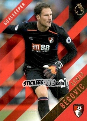 Sticker Asmir Begovic - Premier Gold 2017-2018 n. 1r - Topps