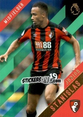 Sticker Junior Stanislas - Premier Gold 2017-2018 n. 4g - Topps