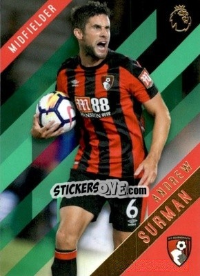 Sticker Andrew Surman - Premier Gold 2017-2018 n. 5g - Topps