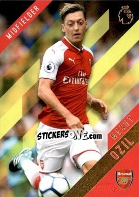 Sticker Mesut Ozil - Premier Gold 2017-2018 n. 12y - Topps