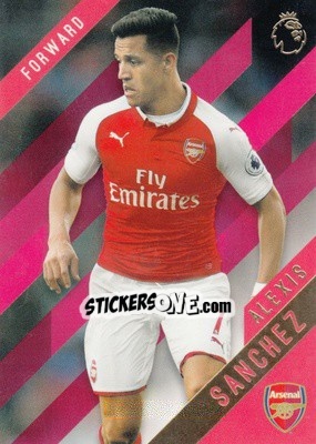 Sticker Alexis Sanchez - Premier Gold 2017-2018 n. 15r - Topps