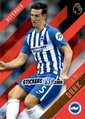 Sticker Lewis Dunk - Premier Gold 2017-2018 n. 17r - Topps