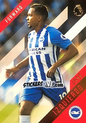 Sticker Jose Izquierdo - Premier Gold 2017-2018 n. 21 - Topps
