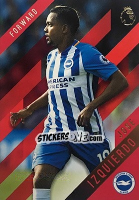 Sticker Jose Izquierdo - Premier Gold 2017-2018 n. 21r - Topps