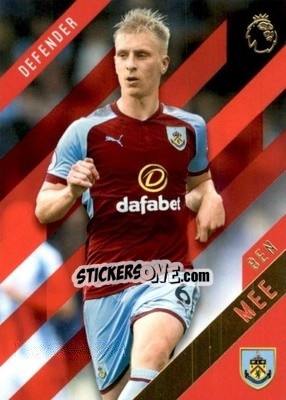 Sticker Ben Mee - Premier Gold 2017-2018 n. 23r - Topps