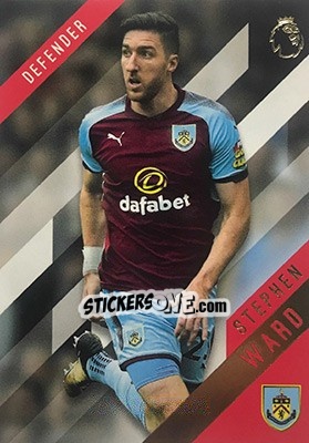 Sticker Stephen Ward - Premier Gold 2017-2018 n. 25 - Topps