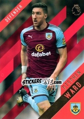 Sticker Stephen Ward - Premier Gold 2017-2018 n. 25r - Topps