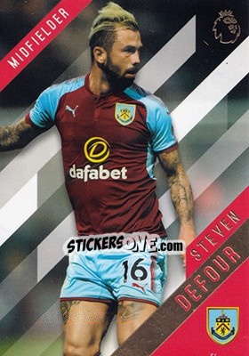 Sticker Steven Defour - Premier Gold 2017-2018 n. 26 - Topps