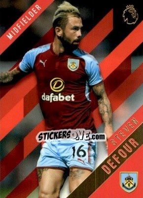 Sticker Steven Defour - Premier Gold 2017-2018 n. 26r - Topps