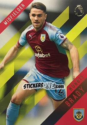 Sticker Robbie Brady - Premier Gold 2017-2018 n. 27y - Topps