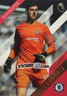 Sticker Thibaut Courtois - Premier Gold 2017-2018 n. 30 - Topps