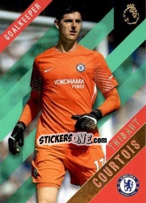 Sticker Thibaut Courtois - Premier Gold 2017-2018 n. 30g - Topps