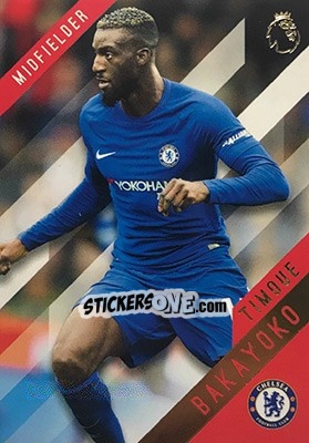 Sticker Tiemoue Bakayoko - Premier Gold 2017-2018 n. 32 - Topps