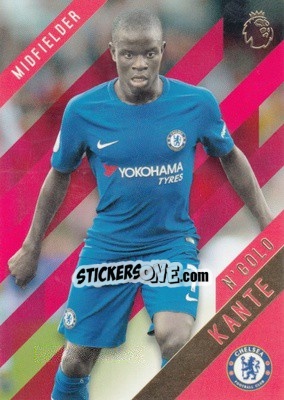 Sticker N'Golo Kanté - Premier Gold 2017-2018 n. 33R - Topps