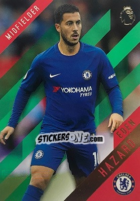 Sticker Eden Hazard - Premier Gold 2017-2018 n. 34g - Topps