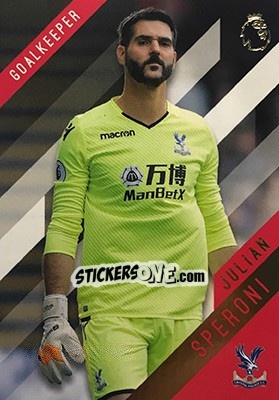 Sticker Julian Speroni - Premier Gold 2017-2018 - Topps