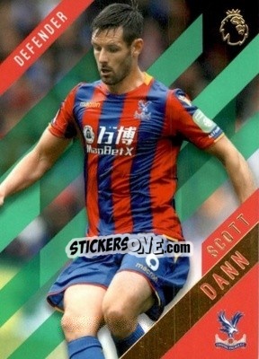 Sticker Scott Dann - Premier Gold 2017-2018 - Topps