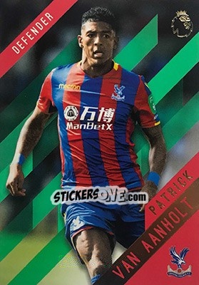 Sticker Patrick van Aanholt - Premier Gold 2017-2018 n. 40g - Topps