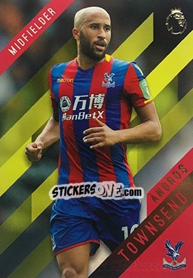Sticker Andros Townsend - Premier Gold 2017-2018 n. 43y - Topps