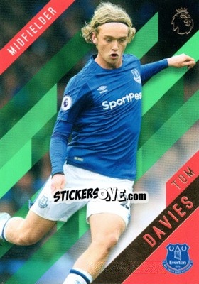 Sticker Tom Davies - Premier Gold 2017-2018 n. 46g - Topps