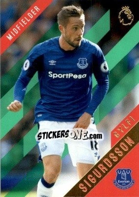 Sticker Gylfi Sigurdsson - Premier Gold 2017-2018 n. 47g - Topps