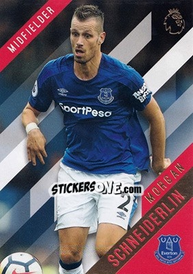 Sticker Morgan Schneiderlin - Premier Gold 2017-2018 n. 48 - Topps