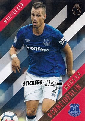 Sticker Morgan Schneiderlin - Premier Gold 2017-2018 - Topps