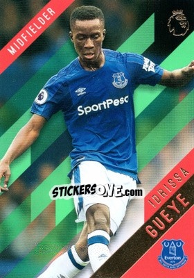 Sticker Idrissa Gueye - Premier Gold 2017-2018 n. 49g - Topps