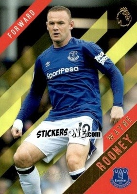 Sticker Wayne Rooney - Premier Gold 2017-2018 n. 52y - Topps