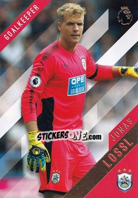 Sticker Jonas Lossl - Premier Gold 2017-2018 n. 53 - Topps