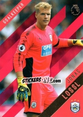 Sticker Jonas Lossl - Premier Gold 2017-2018 n. 53r - Topps