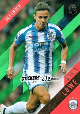 Sticker Chris Lowe - Premier Gold 2017-2018 n. 54g - Topps