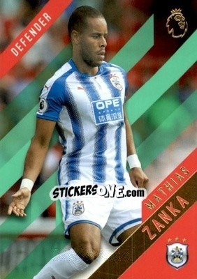 Sticker Mathias Jorgensen - Premier Gold 2017-2018 n. 55g - Topps
